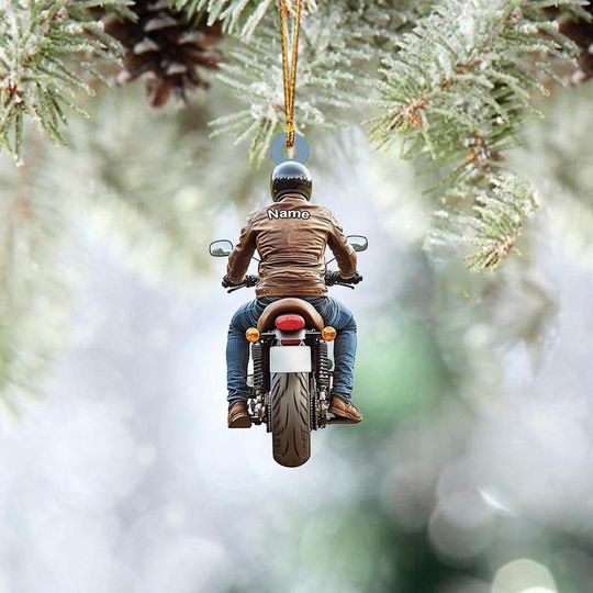 Discover Motocross Christmas Ornament, Motor Racing Xmas Ornament, Motor Lovers Ornament Gift, Motorcycle Ornament, Biker Ornament Gift