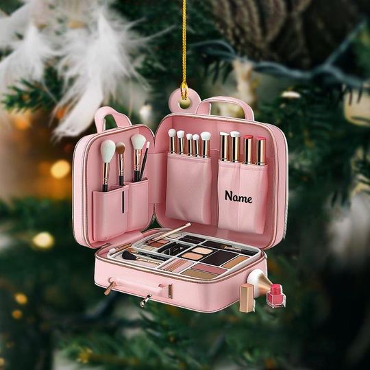Discover Makeup Bag Ornament, Makeup Artist Christmas Ornament Gift, Make Up Ornament For Girls, Christmas Gift For Children