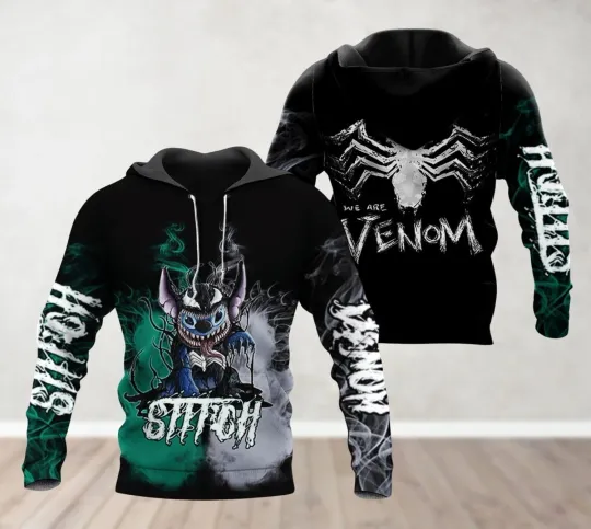 Discover Stitch Venom Hoodie,