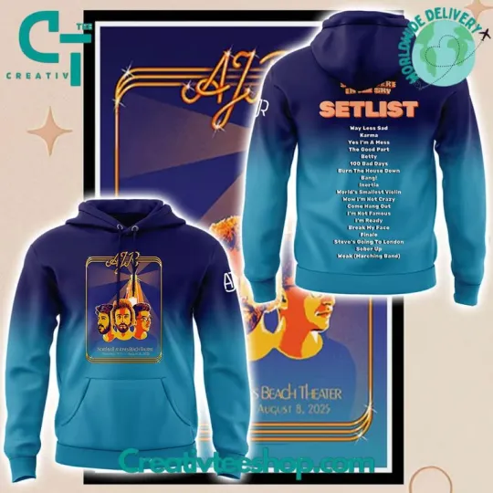 Discover AJR Tour 2025 Setlist Special Hoodie