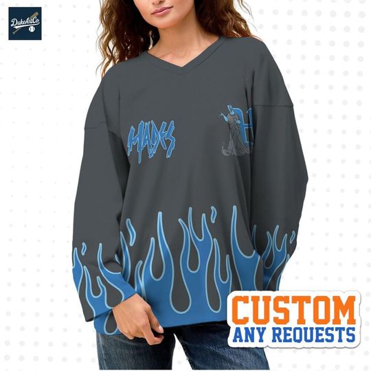 Discover Custom Villain Disneyland Hades Custom Hockey Jersey, Disney Baseball Jersey Sports