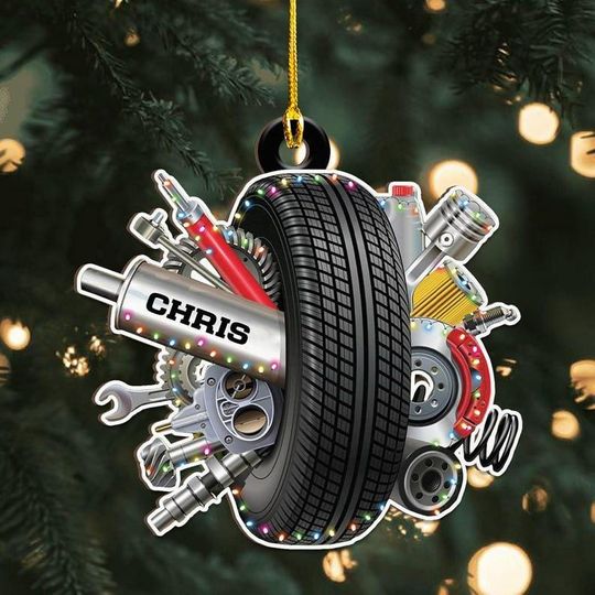 Discover Mechanic Tool Box Ornament, Christmas Tree Mechanic Repair Shop Decor Tools Garage Ornament, Christmas Gift For Mechanic,Xmas Tree Decor