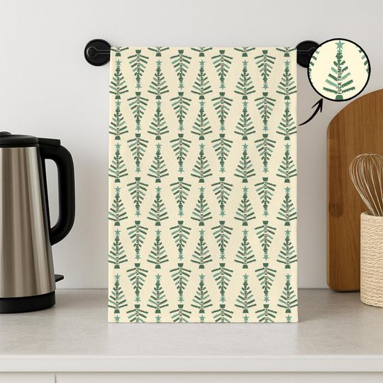 F*ck Trump Christmas Hand Towel, Subtle Anti Trump Political Home Decor, Funny Liberal Gift Towel, Subtle Anti-Trump, FDT Holiday Towel