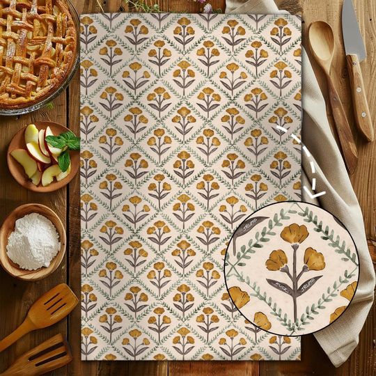 Discover Subtle F*ck Trump Poppy Hand Towel, Funny Political Home Decor, Floral Kitchen Towel, Housewarming Gift, Sarcastic Liberal Gift, FDT Towel