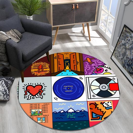 Discover Album Cover Rug: Kanye West Music Decor (Custom Sizes Available)