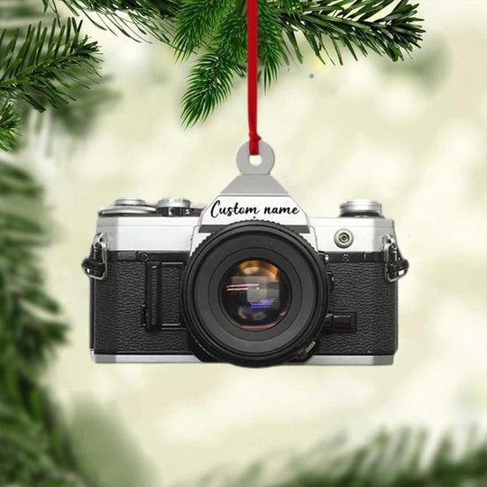 Discover Personalized Camera Shaped Ornament, Camera Ornament, Christmas Ornament Camera Lover, Gift Gift For Photographers 2025