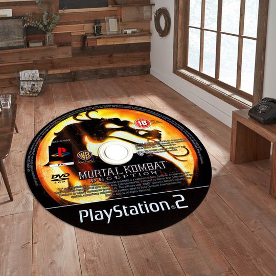 Discover Personalized Gamer Rug: Round Game Room Decor, Non-Slip Cotton Base