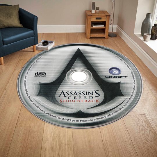 Discover Personalize Round Rug,Popular Game Rug,Gamer rug,Game Room Rug,Gift for Gamer, Custom Round Rug, Area Rug, Cd Rug, Dvd Rug,Play rug,Gift Rug