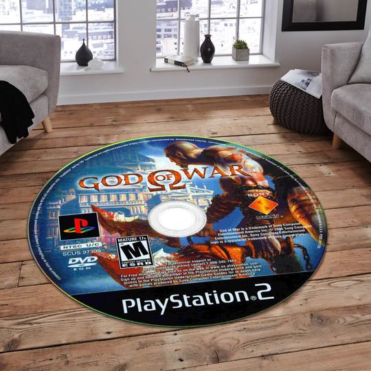 Round Rug, Popular Game Rug, Gamer rug, Game Room Rug, Gift for Gamer