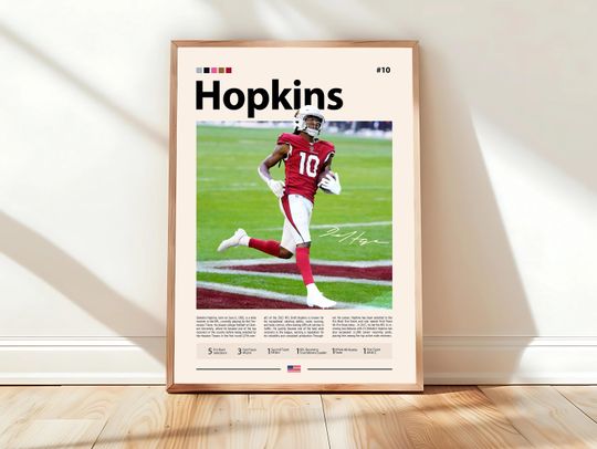 Discover DeAndre Hopkins Poster, Tennessee Titans Print, football Poster, Sports Poster, football Fans, Football Poster, football Wall Art, Sports Bedroom Posters