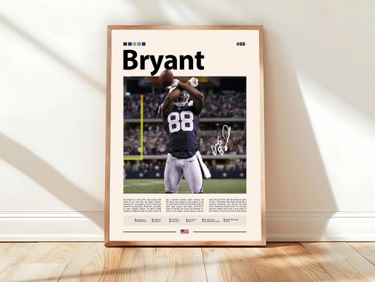 Discover Dez Bryant Poster, Dallas Cowboys Print, football Poster, Sports Poster, football Fans, Football Poster, football Wall Art, Sports Bedroom Posters