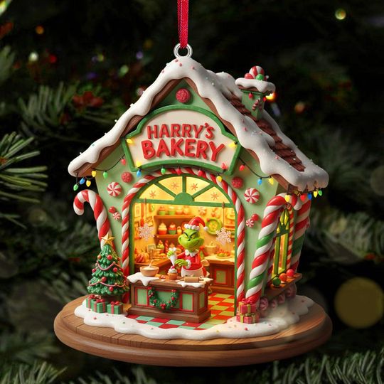 Discover Personalized Baking Lovers Christmas Acrylic Ornament  Custom Holiday Gift