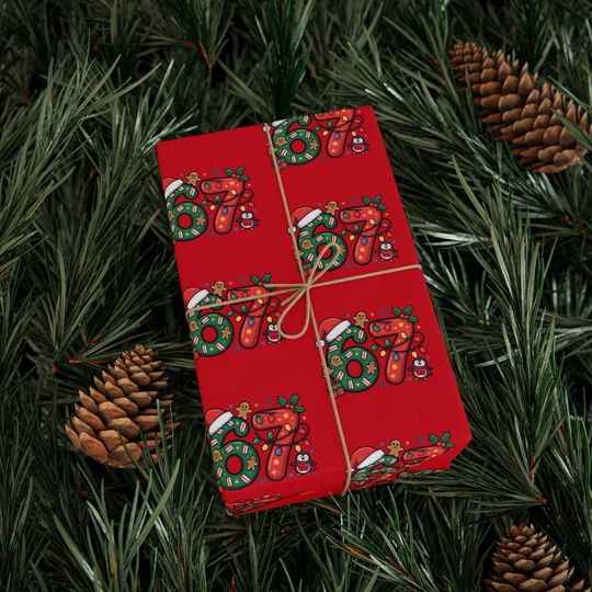 Discover Festive Christmas 67 Wrapping Paper