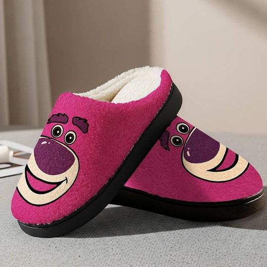 Discover Disneyland Toy Story Lotso Slipper, Disneyland Toy Story Lotso Movie Cozy Slipper, Disneyworld Lotso Lovers Comfortable House Shoes 04