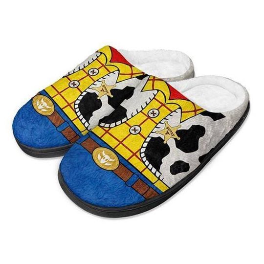 Discover Disneyland Toy Story Woody Slipper Disneyland Toy Story Woody Movie Cozy Slipper Disneyworld Woody Lovers Comfortable House Shoes 06