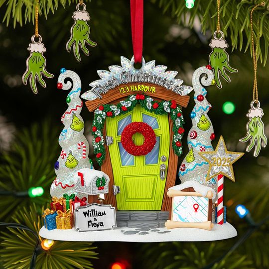 Discover Personalized New Home Christmas Ornament - First Christmas, Acrylic Keepsake
