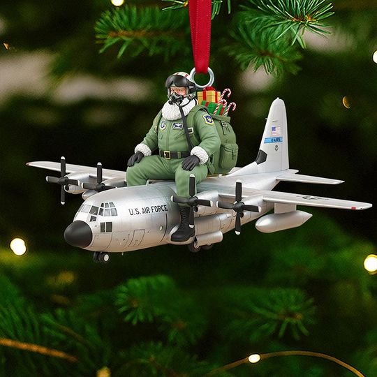 Discover Military Santa Service Christmas Ornament  Personalized Gift
