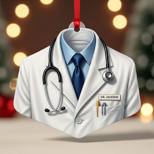 Custom Thank You Doctor Gift, Personalized Christmas Ornament 2025, Healthcare Hero Keepsake, Medical Student Graduation Present