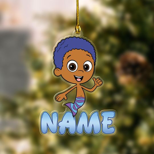 Discover Custom Bubble Guppies Ornament, Cartoon Ornament, Birthday Gift, Christmas Gift, Bubble Guppies Boy