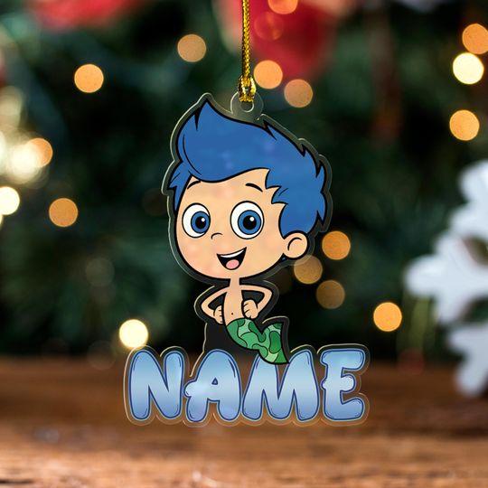 Discover Custom Bubble Guppies Ornament, Cartoon Ornament, Birthday Gift, Christmas Gift, Bubble Guppies Boy