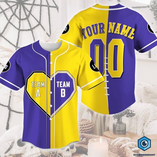 Discover Custom House Divided Baseball Jersey, Custom Any Team Baseball Jersey, Custom House Divided Football