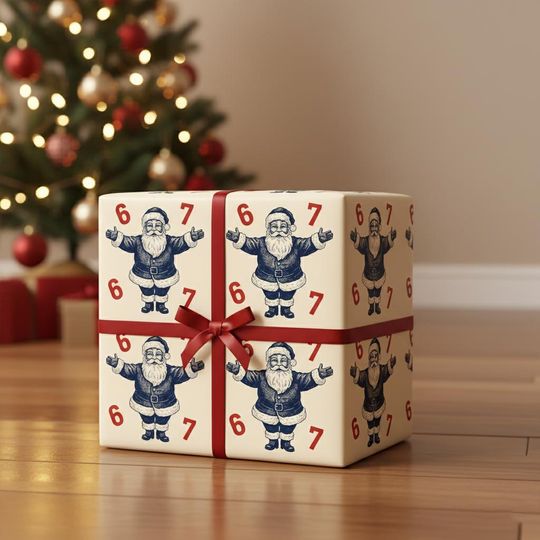 Discover 67 Funny Christmas Wrapping Paper Roll Gag Gift Wrap for Kids Teens Parents Teachers Trendy Internet Meme Vintage Retro