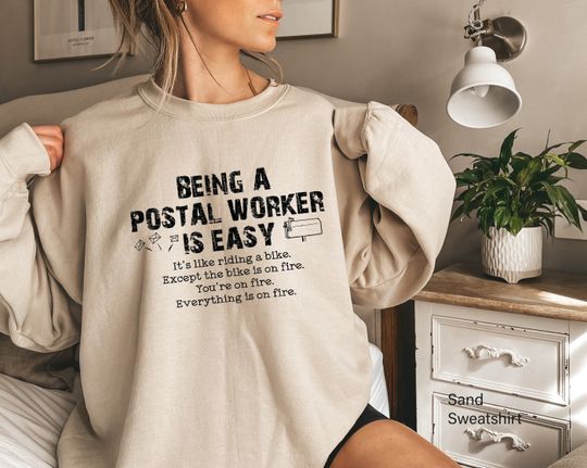 Discover Being A Postal Worker Sweatshirt, Mail Carrier Hoodie, Postal Life Shirt, Gifts for Postal Workers