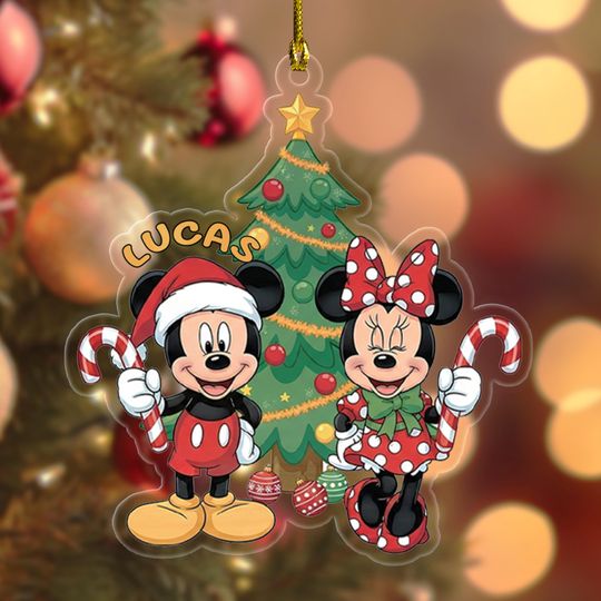 Discover Custom Disney Mickey Christmas Ornament, Disney Ornament, Disney Ornament, Disney Christmas Gifts, Christmas Ornament