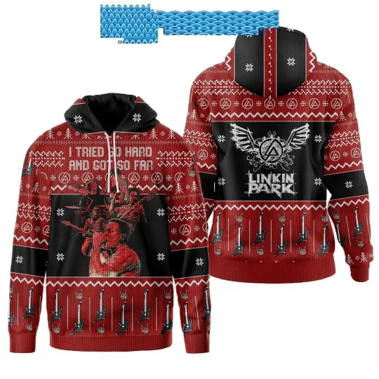 Linkin Park I Tried So Hard And Got So Far LP Christmas Hoodie