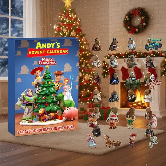 Discover Acrylic Advent Calendar Blind Box Holiday Toy Animal Figurine Countdown Calendar Mini Surprise Set