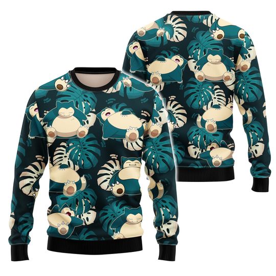 Discover Love Sn Lax PKM Christmas Sweater, Sn Lax poket mons Ugly Christmas Sweater, Sn Lax Ugly Xmas Jumper, Holiday Gift for poket mons Fans