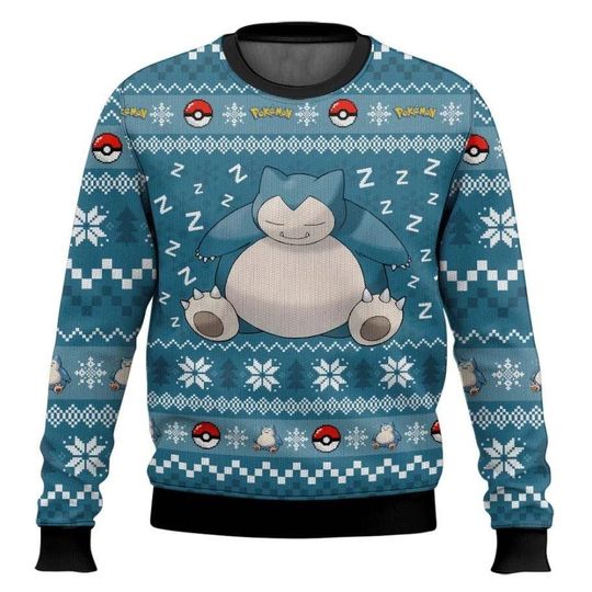 Love Sn Lax PKM Christmas Sweater, Sn Lax poket mons Ugly Christmas Sweater, Sn Lax Ugly Xmas Jumper, Holiday Gift for poket mons Fans