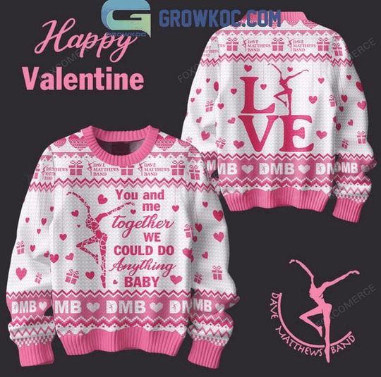 Dave Matthews Band Valentine You And Me Ugly Sweater
