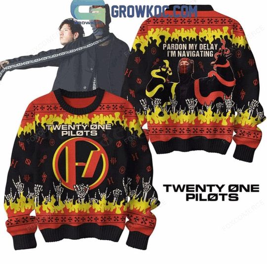 Discover Pilotss band Navigating Christmas Ugly Sweater