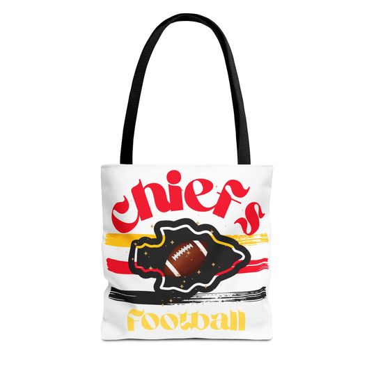 Kansas City Chiefs Tote Bag, Game Day Sports Bag, Football Fan Gift