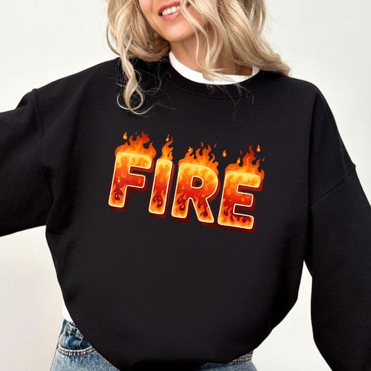 Discover Fire Text PNG, Flame Letters, Burning Word Art (Digital Download)