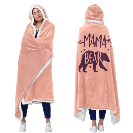 Discover Mama Pink Wearable Blanket Hoodie - Birthday Gifts for Mom from Daughter Son ...