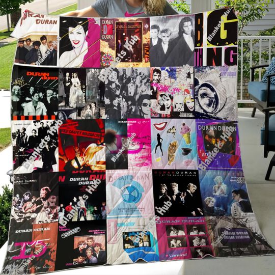Discover Duran Duran Quilt Blanket - Band and Christmas Home Decor Throw