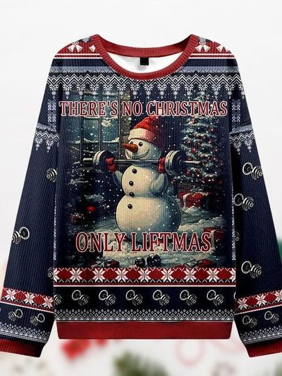 Discover Snowman Ugly Sweater, Merry Liftmas Sweater, Snowman Gym Sweater, Xmas Ugly Sweater, Holiday Outfit, Gift For Gymer