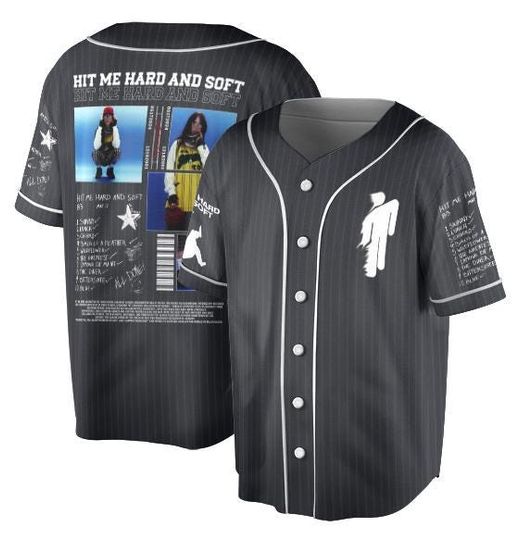 Discover 2025 Be Eih Concert Jersey - Hit Me Hard and Soft Vintage Baseball Jersey