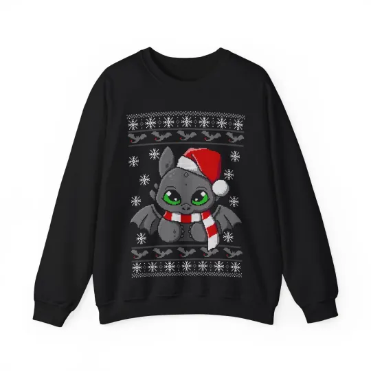 Discover Festive Dragon Crewneck Sweatshirt | Cozy Holiday Sweater, Funny Christmas [...]
