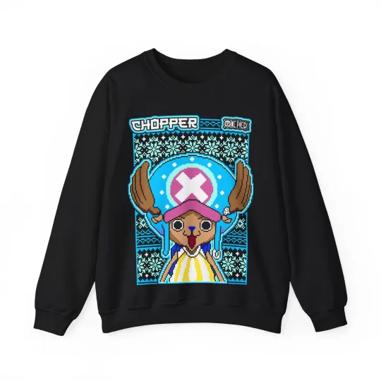 Discover Chopper Anime Christmas Sweatshirt, Graphic Jumper, Winter Sweater