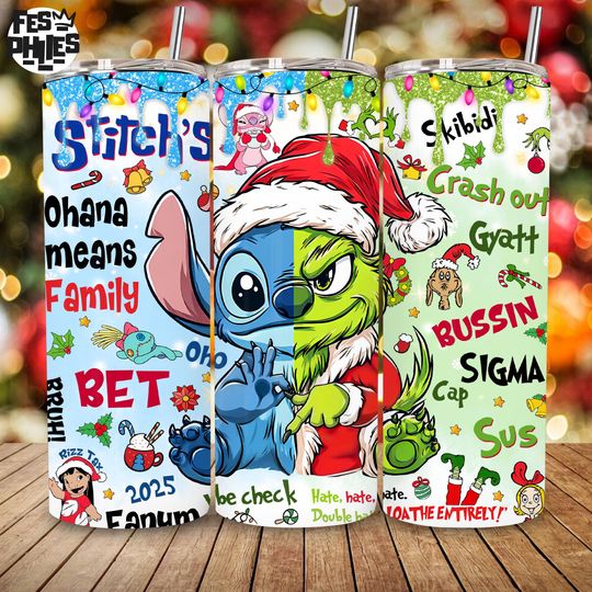 Discover Trendy 6-7 Christmas 20oz Tumbler Design, Funny Meme Six Seven Bruh Tumbler  , Christmas Green Guy 20oz Tumbler Wrap