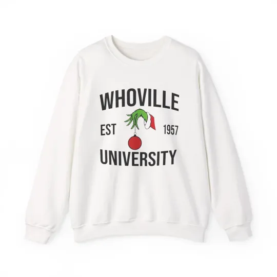Discover Whoville funny character Christmas Sweater Unisex Heavy Blend Crewneck Sweatshirt