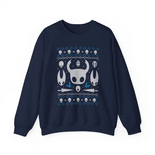 Hollow Knight Unisex Heavy Blend Crewneck Sweatshirt - Ugly Christmas Sweater