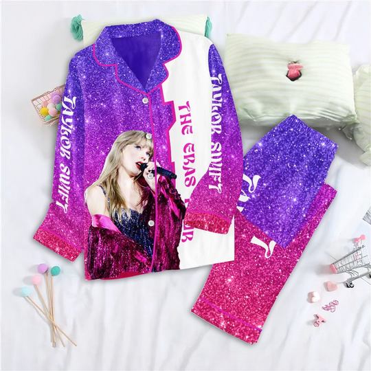 Swift Eras Tour Merry Christmas Pajamas Set