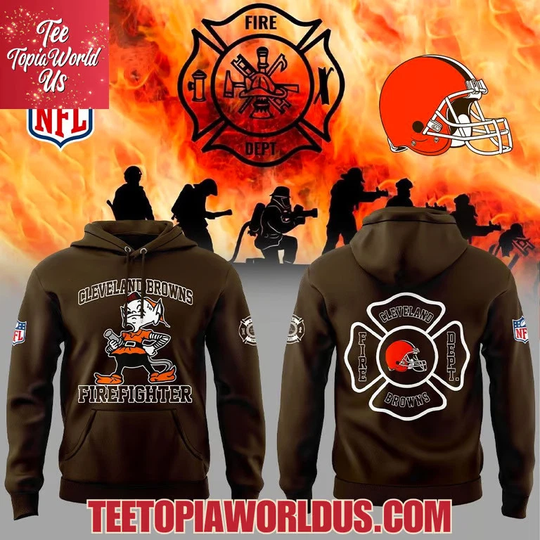 Discover Browns Firefighter Appreciation 2025 Hoodie
