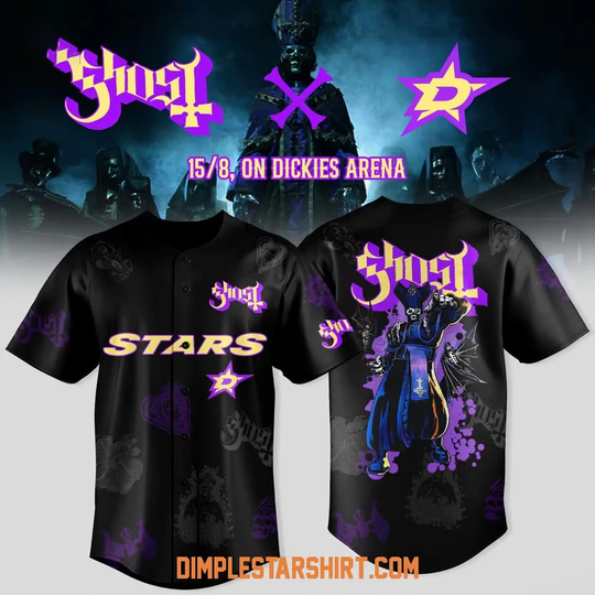 Dall x Ghost Band World Tour 2025 Baseball Jersey