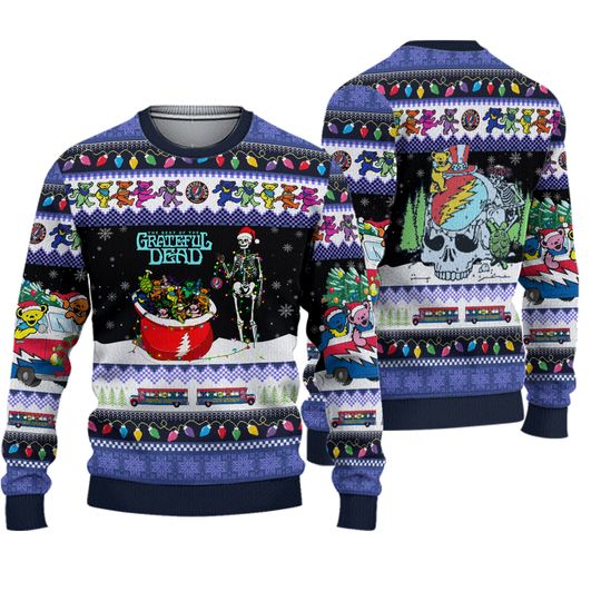 The Best Of The Grateful De*ad Ugly Christmas Sweater