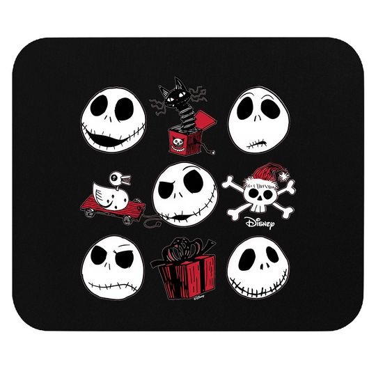 disneys The Nightmare Before Christmas Jack Christmas Grid Mouse Pads